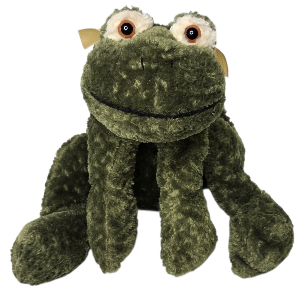 Mary Meyer Freddy Frog Plush 10"‎ Vintage Sweet Rascals 1999 Ribbon Farm Forest
